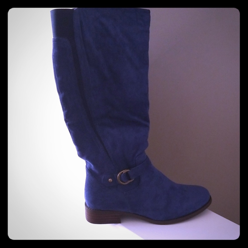 Blue boots